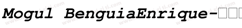 Mogul BenguiaEnrique字体转换